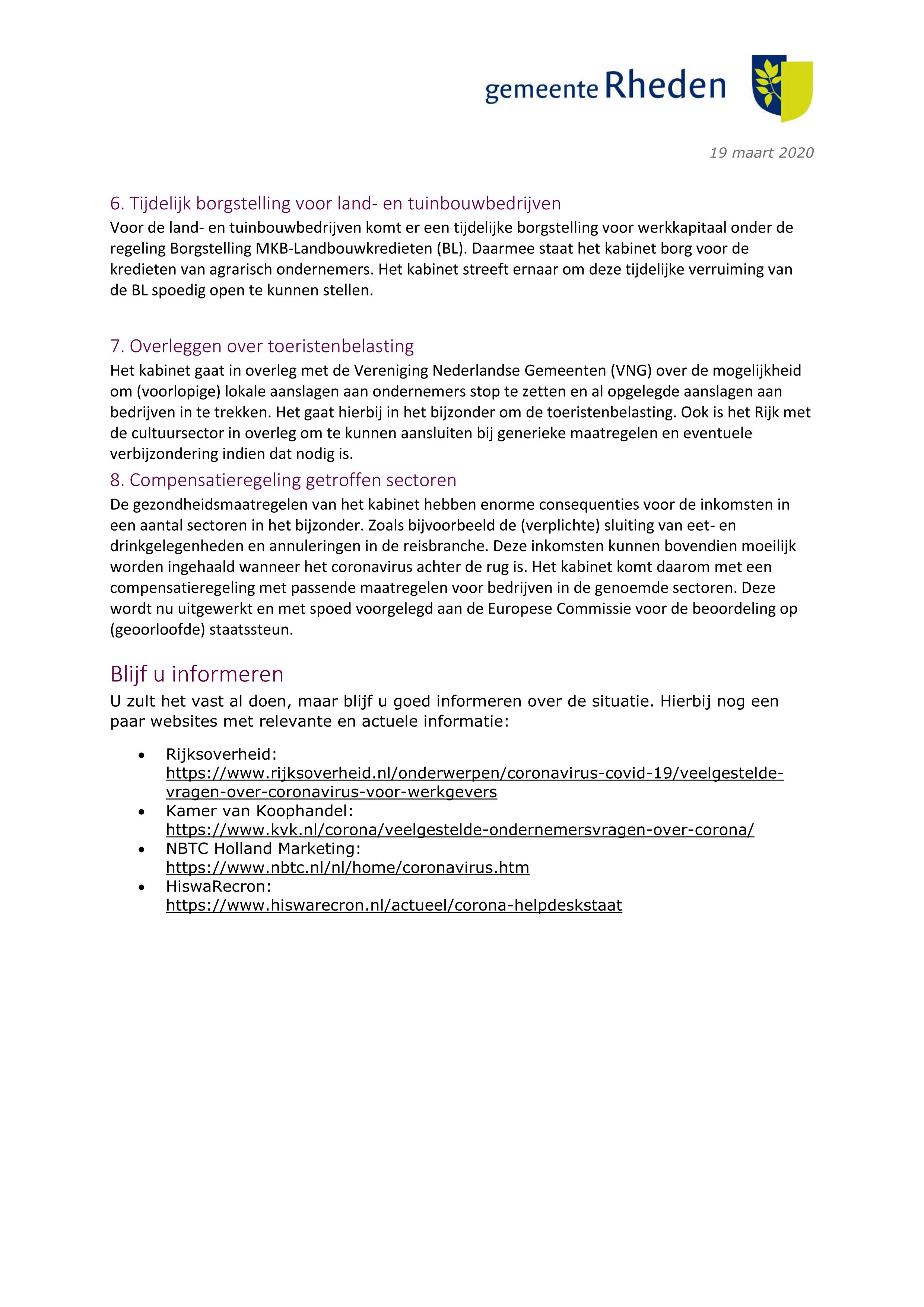 Coronavirus informatie voor ondernemers 19 3 20 blz 3
